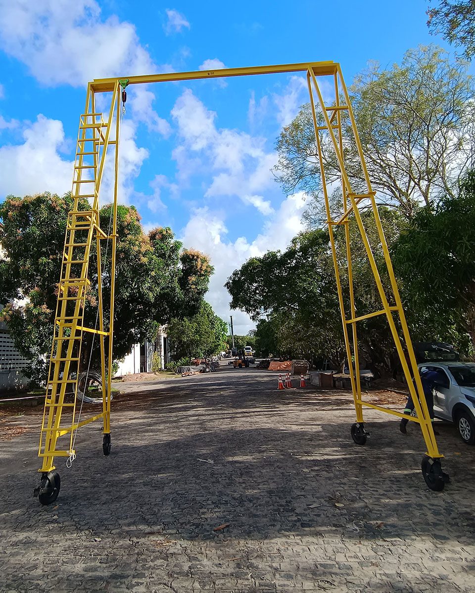 Pórtico Móvel Tipo Trave para caminhões, ATLAS SAFE