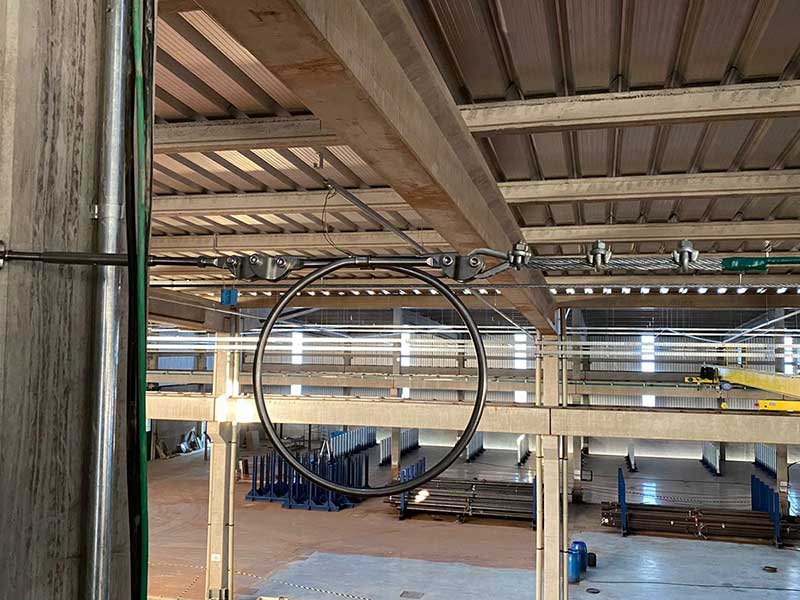 Linha de vida flexível para caminhos de ponte rolante, Atlas Safe
