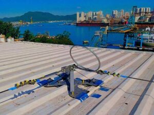 Linha-de-Vida-Flexível-para-Telhado-Interface-Trapezoidal​2