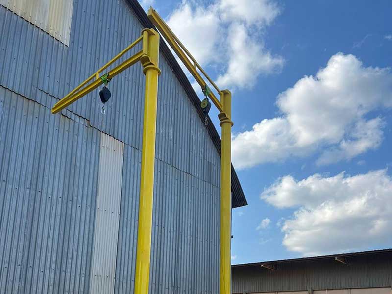 Pórtico móvel de linha de vida para caminhões da ATLAS SAFE