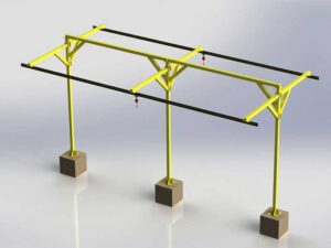 Linha-de-Vida-Rígida-para-Caminhões---Pórtico-Fixo​2
