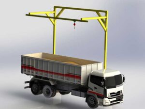 Linha-de-Vida-Rígida-para-Caminhões---Pórtico-Fixo​3