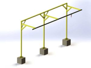 Linha-de-Vida-Rígida-para-Caminhões---Pórtico-Fixo​5