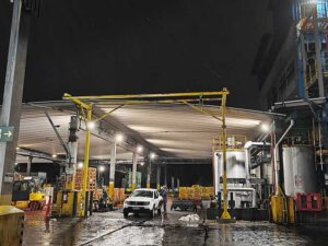 Linha-de-Vida-Rígida-para-Caminhões---Pórtico-Fixo​7