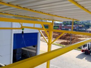 Linha-de-Vida-Rígida-para-Caminhões---Pórtico-Fixo​9