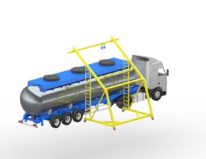 Portico tipo C instalacao Atlas safe