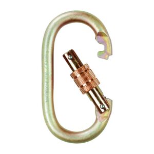 Conector oval trava em rosca aço 25KN