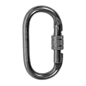 Conector oval trava rosca aço 25KN