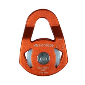 Polia simples compact em alumínio com placas oscilantes