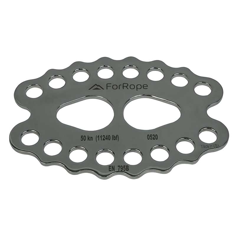 Placa de ancoragem aço inox - Tramb 16 (8+8) furos - 50KN