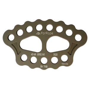 Placa de ancoragem em alumínio 13 (8+5) furos - 40KN