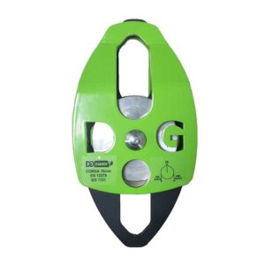 Polia dupla lateral para corda 16mm