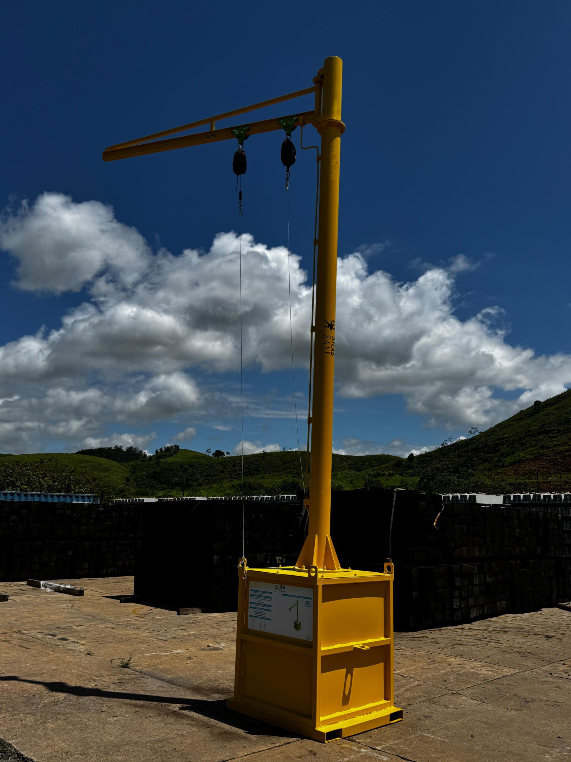 Pórtico Base de Concreto para caminhões, ATLAS SAFE