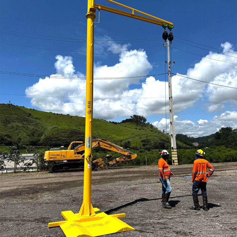 Pórtico Móvel Base Pneu para caminhões, ATLAS SAFE